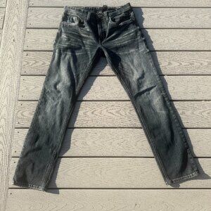 Buffalo David Bitton Jeans Mens 30x30 Evan-x Slim Straight Stretch Denim Pants